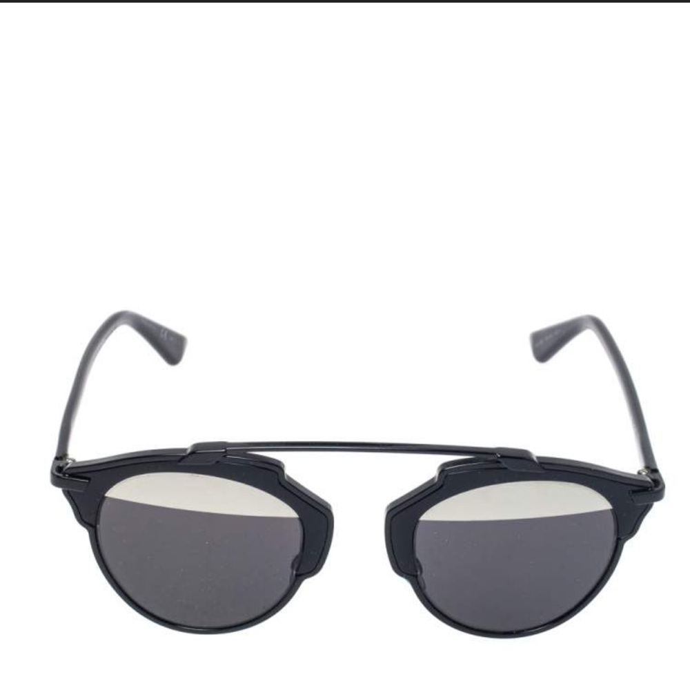 Dior Black and Silver SoReal Sunglasses authentic